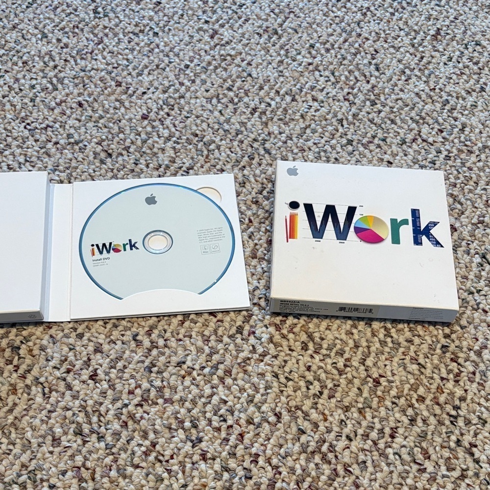 Apple iWork 09 CD for MacBooks